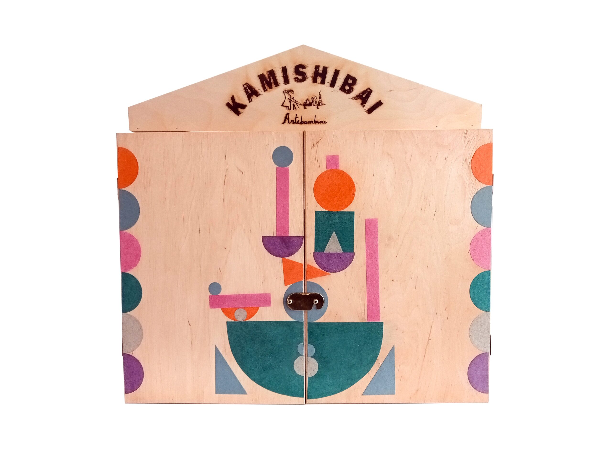 Butai – Teatro in legno Kamishibai decorato a mano